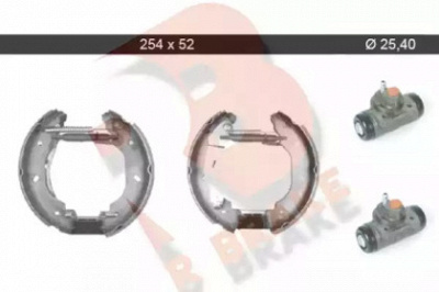 R BRAKE 79rbkt0029 -  Комплект тормозных колодок